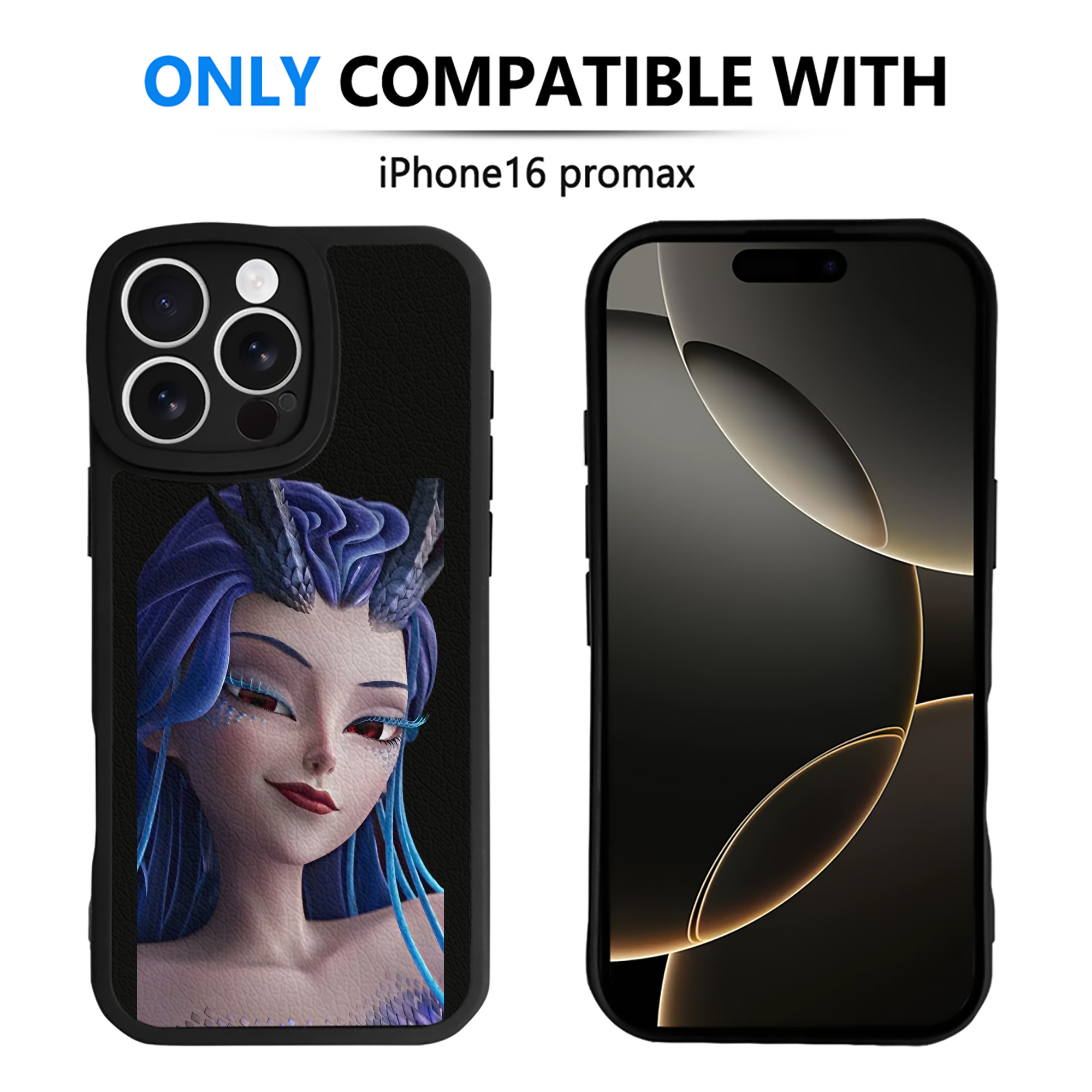 （画像用） Ne Zha 2 ナタ 魔童の大暴れ 【iPhone 16シリーズ対応】シリコンスマホケース（レザー調） 材質：シリコン